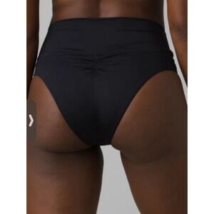 Prana NEW Aurelia Black High Waisted Bikini Bottoms size XS